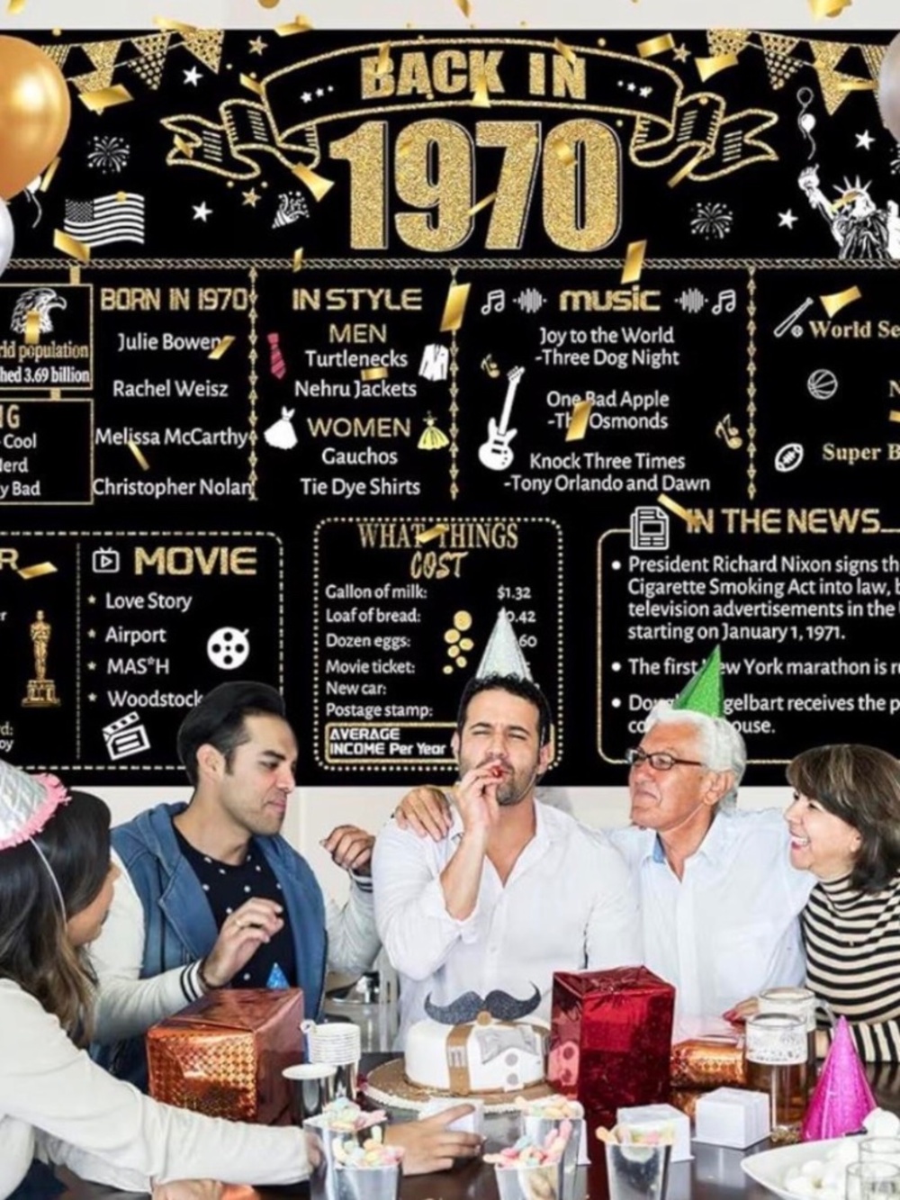 Almost New Extra Large 1970 Banner